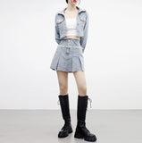 (1+1) Kelo Denim Two Piece Set