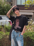 Lua Texture Bowie Short Sleeve T-shirt
