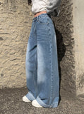 Nino Washing Denim Wide Pants