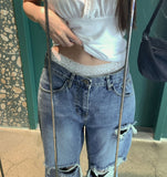 Trendy Sagging Lace Layered Innerwear