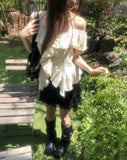 Morin Wavy Layer Frill Skirt