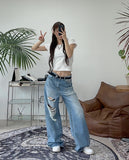 Verdi Damage Denim Pants