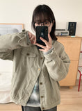 [unisex] Coldw Hood Layered Collar Jacket