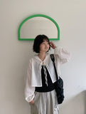 Shampoo Bolero Linen Hood Cardigan