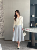 Yupia Flared Banding Long Skirt