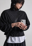 Core Gough Core Hood Windbreaker Crop