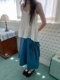 Kannahi Shirring Long Skirt