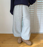 [Unisex] Banton Fleece Brushed Banding Wide Pants