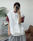 Marty Eyelet Hooded Vest