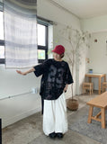 Chelkie Camo Printing Over Short Sleeve Tee