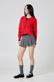 Deron pleated short skirt