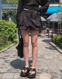 Gloy Wrinkle Flared Pants Skirt