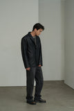 Minimal Two Button Blazer Man