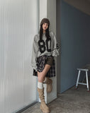 80 Numbering Printing Loose Fit Long Sleeve