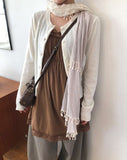Lening Lace Layered Long Sleeveless