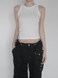 Elin Minimal Ribbed Sleeveless