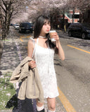 Entee Wrinkle Layered Sleeveless One Piece