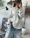 Loaded Layered Damage Knit