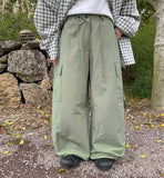 Puyo String Cargo Wide Pants