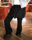 Chahi Brushed Slim Bootcut Corduroy Pants