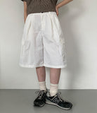 Kyudori Summer Cargo Banding Bermuda Pants