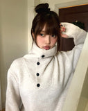 Choru Turtleneck Button Knit