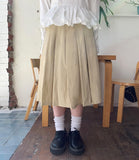 Nekomi Pleated Midi Skirt