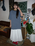 Napa balloon banding long skirt