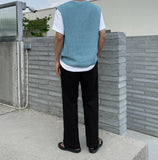 Bev Summer Boucle Knit Vest