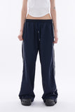 Code track line nylon banding pants
