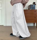 [unisex] Endo banding string pin tuck wide training pants