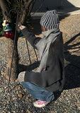 STRIPE PATTERN BEANIE