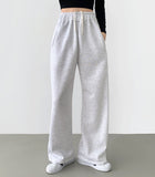 Brushed Bly Vivid Color Long Wide Banding Training Pants