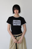 ROSE LACE HALF T