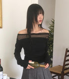 Soutine chiffon shirring drape t-shirt