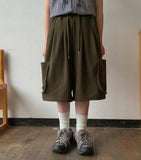 Raol Banding Cargo Bermuda Pants