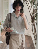 Kato Crochet Collar T-Shirt