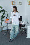 Roll Call Night Embroidered Short Sleeve Tee