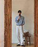 Fate Semi-Wide Cotton Pants