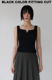SLIT GOLGI SLEEVELESS