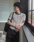 G-Bee pattern ringer short sleeve t-shirt