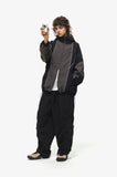 Piping Line Hooded Track Jacket