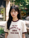 Post Lettering Short Sleeve T-shirt