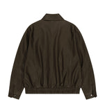 WASHED FAUX LEATHER BLOUSON