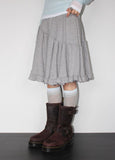DEAR FRILL MIDI SKIRT