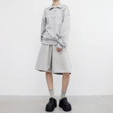 Maryna Button Sweatshirt