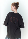 Cat Stitch Pigment Short Sleeve Tee
