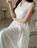 Cezanne flare banding sleeveless one piece