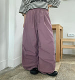 [Unisex] Relder Carpenter Banding Nylon Wide Pants