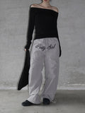 Boat Lettering Nylon Pants